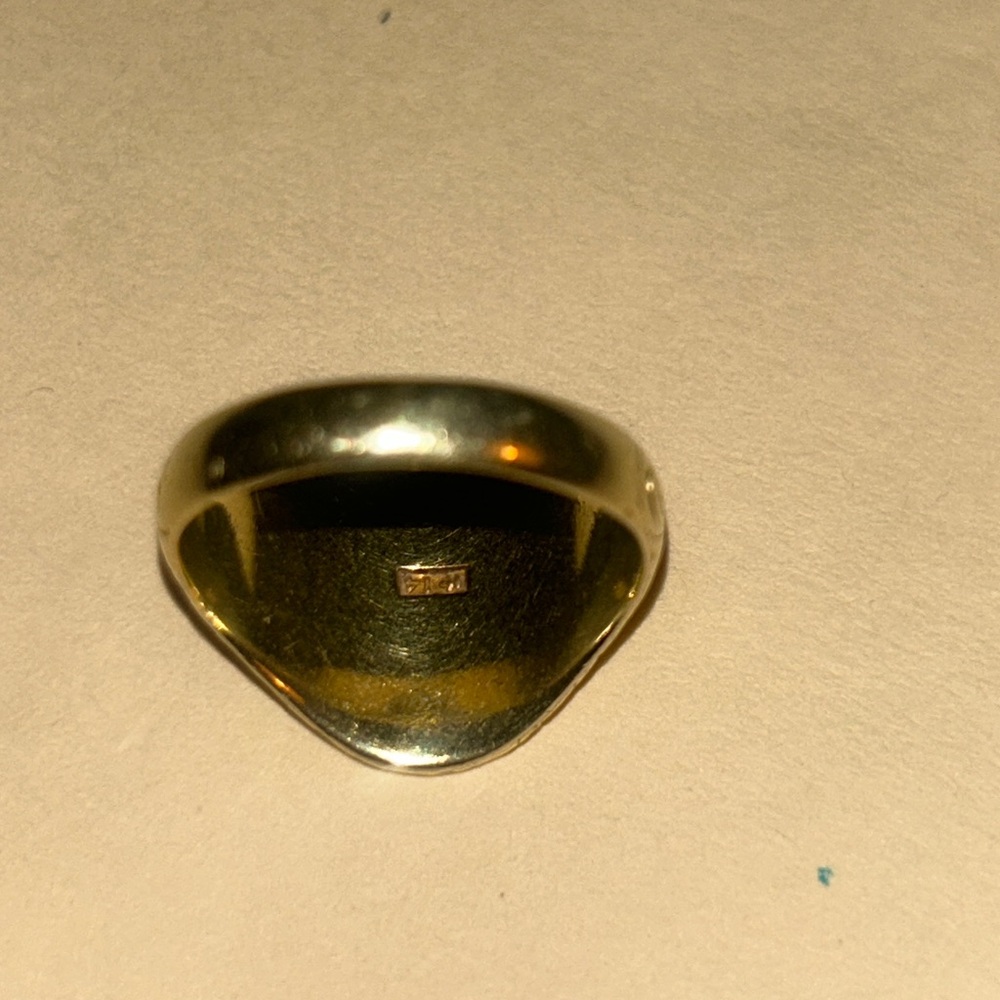 14k  GOLD “HIS” RING/ 8/ STUNNING 🫅 - Picture 10 of 10